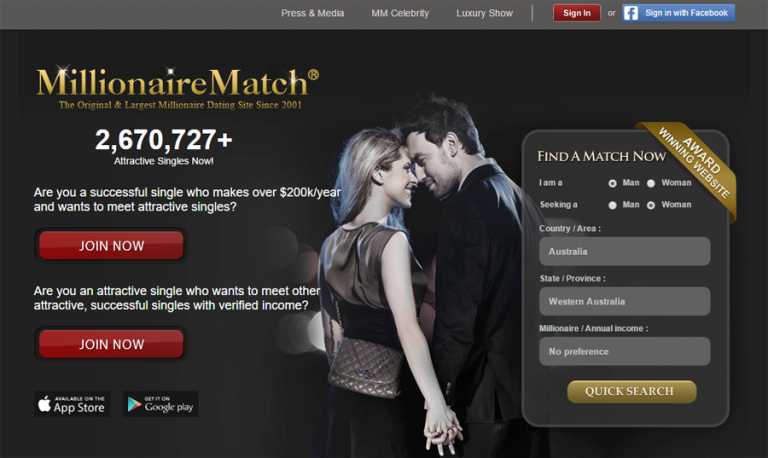millionaire match dating site reviews